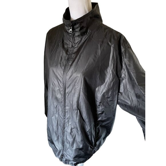 Lauren Ralph Lauren Women's Windbreaker Jacket Plus Size 2X Black Mesh Lining - Picture 3 of 13